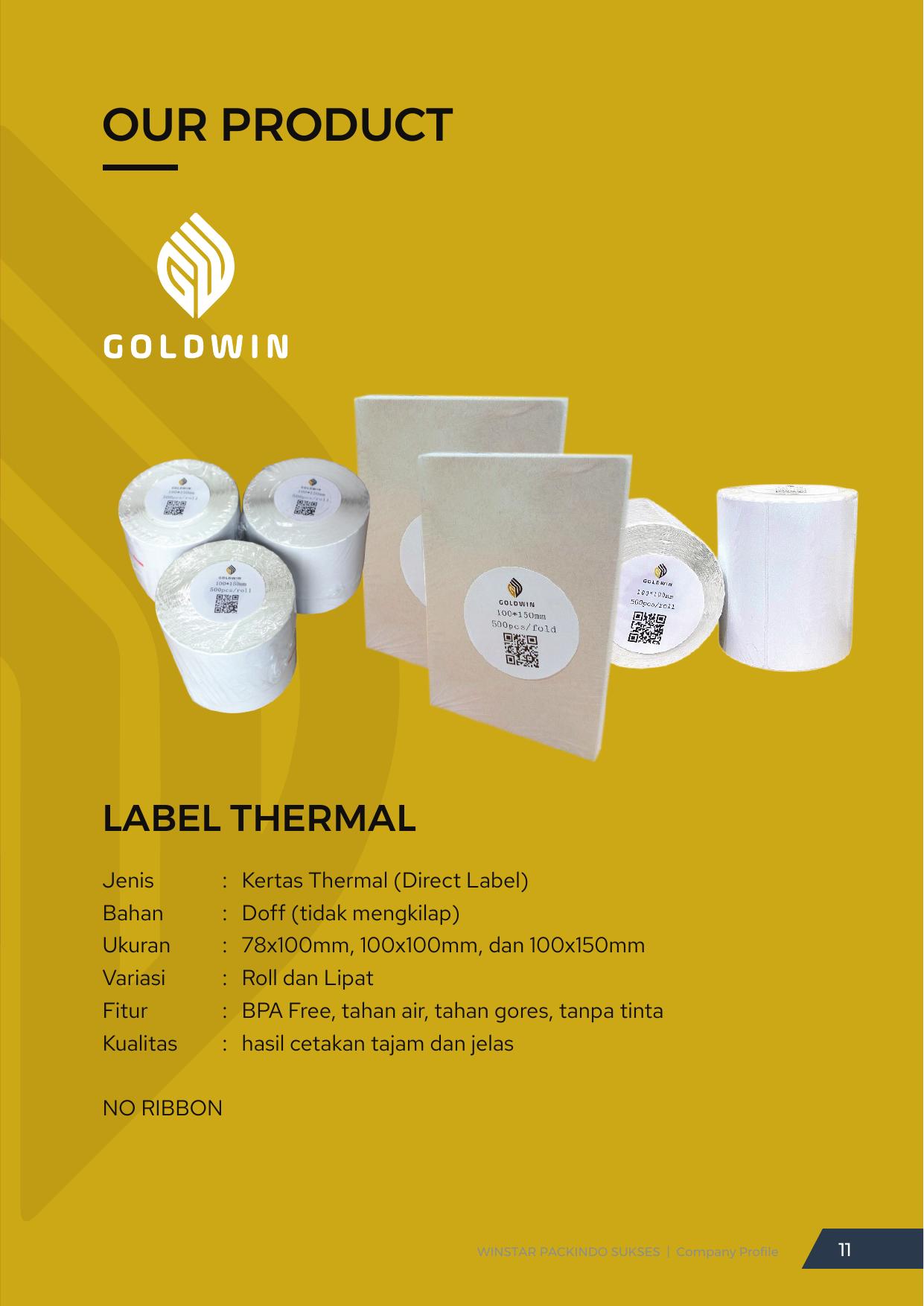 Label Thermal 78-100mm