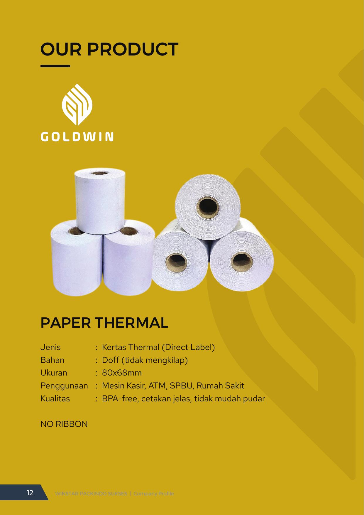 Paper Thermal 80mm